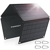 SWAREY 30W Faltbar Solarpanel mit 2-Port USB (USB-A/USB QC...