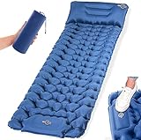 ebuddy TREKFOX Isomatte Camping Schlafmatte mit Fußpresse...